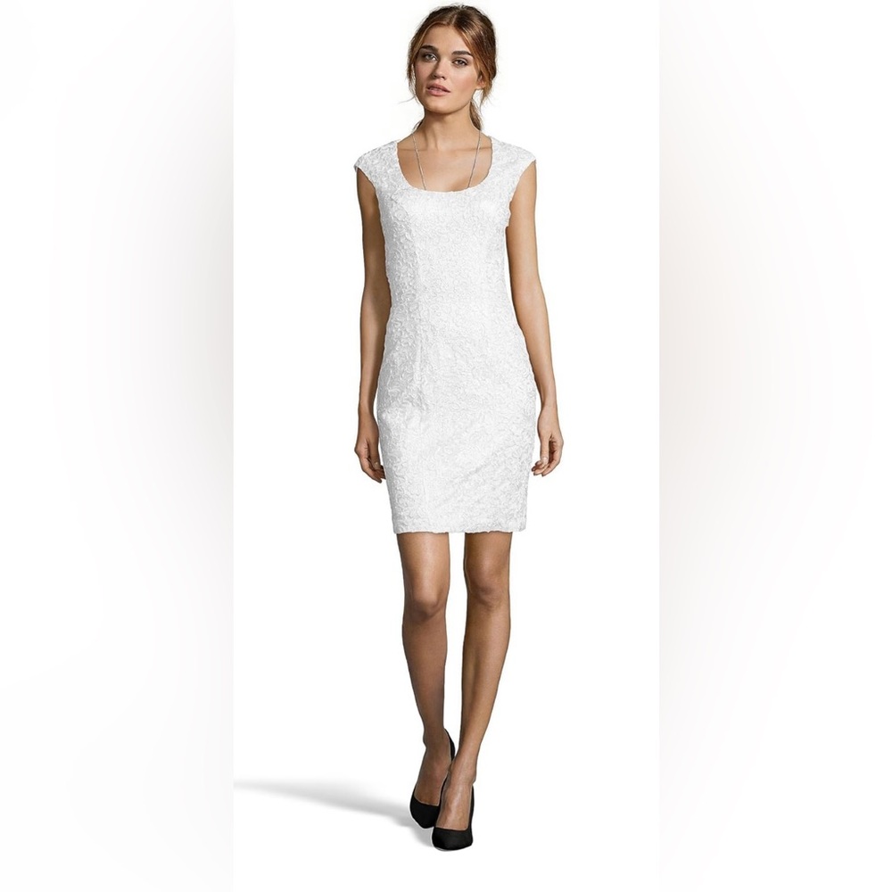 Sue Wong Midi Sheath dress